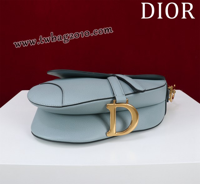 Dior专柜新款迪奥高仿原单长肩带大小号牛皮马鞍包手拎斜挎包 djfk1807